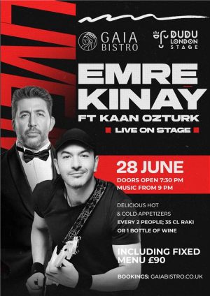 Emre Kınay Live Performance ft Kaan Ozturk